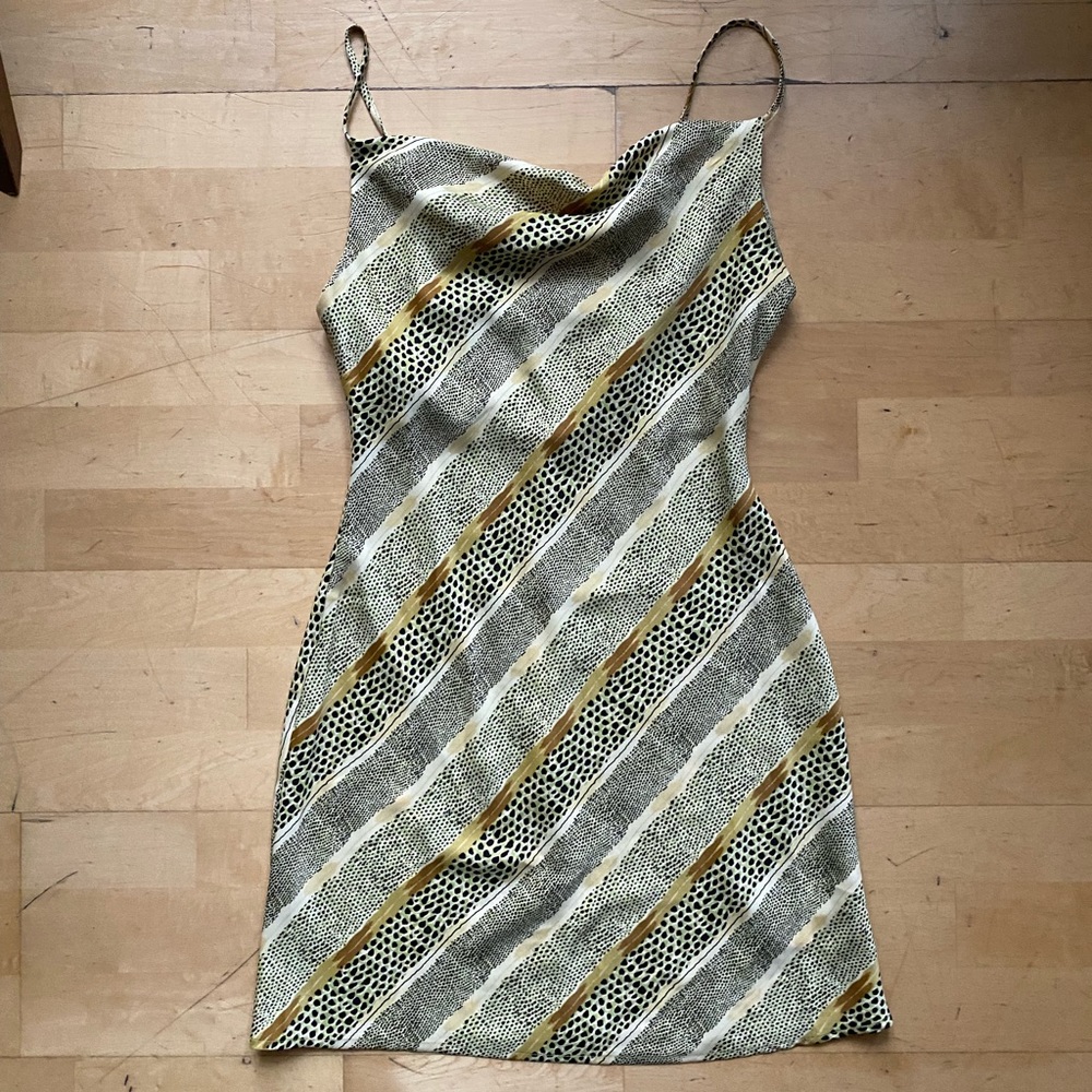 urban outfitters animal print mini dress size s